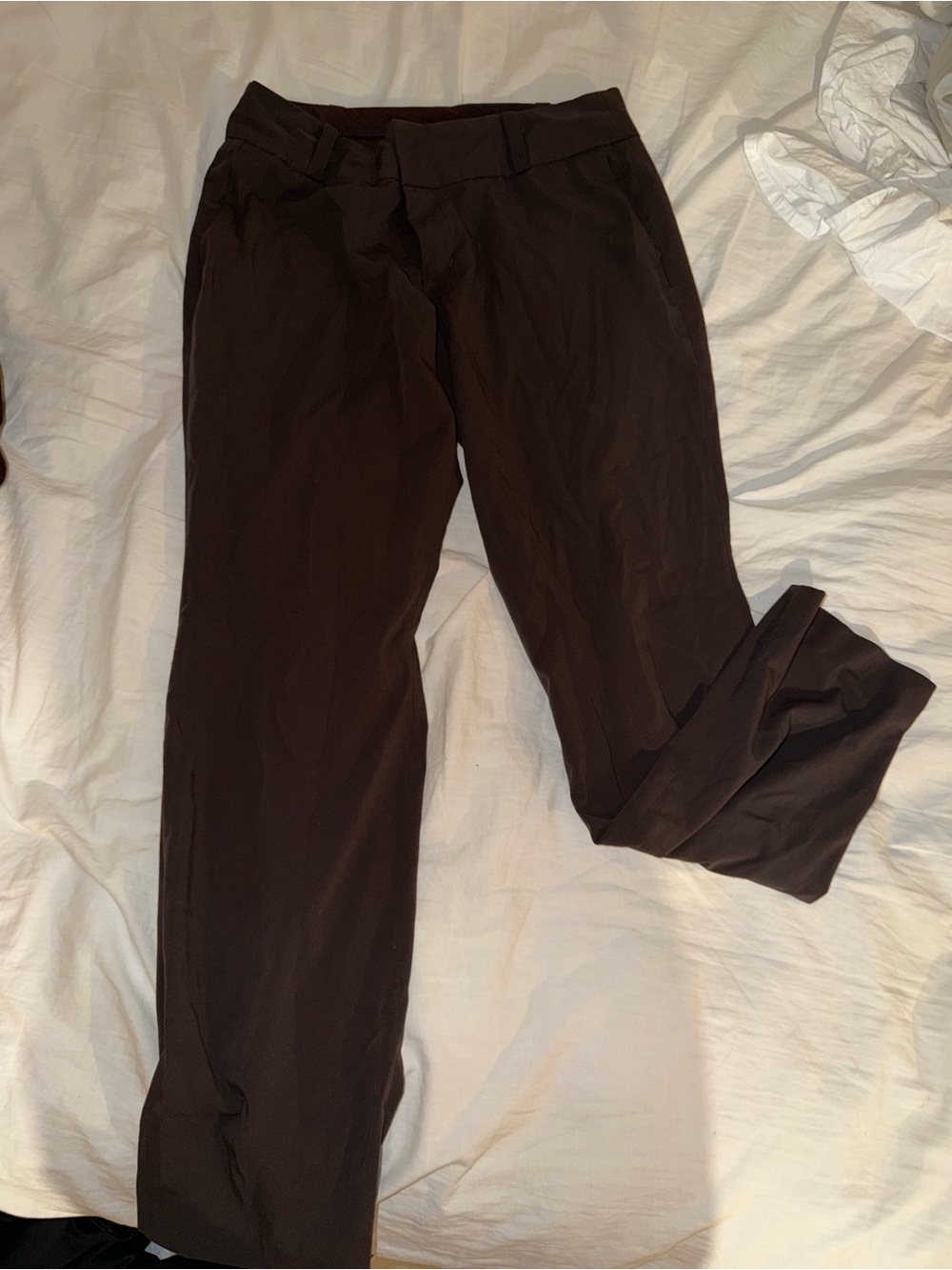 Women’s Classic Straight-Leg Dress Pants - Brown